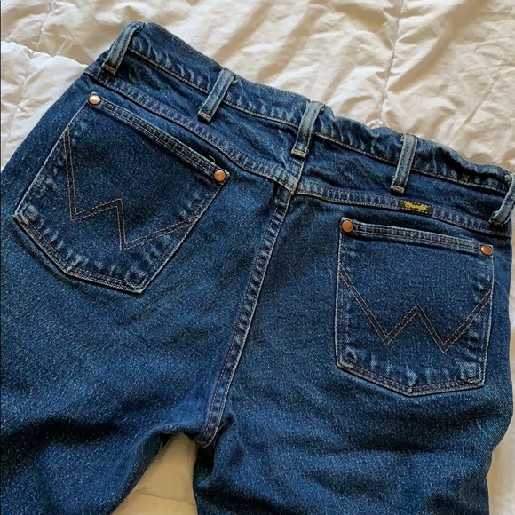 Wrangler Denim - High Waisted Dark Wash Vintage Wranglers